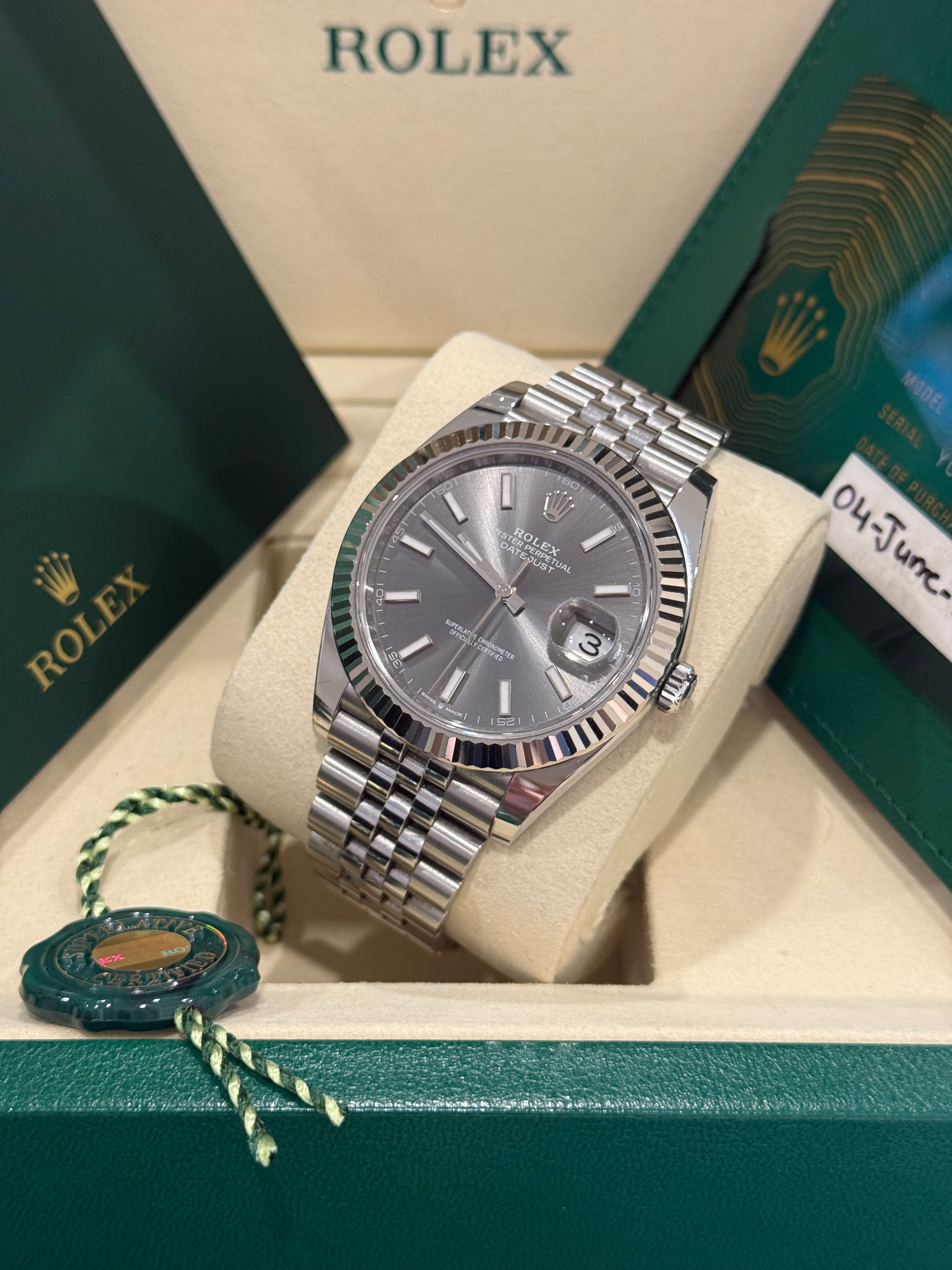 Rolex Datejust 41 Slate Dial - Ref. 126334