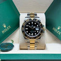 Rolex GMT-Master II 40mm Two Tone Black Dial Green Arrow 116713