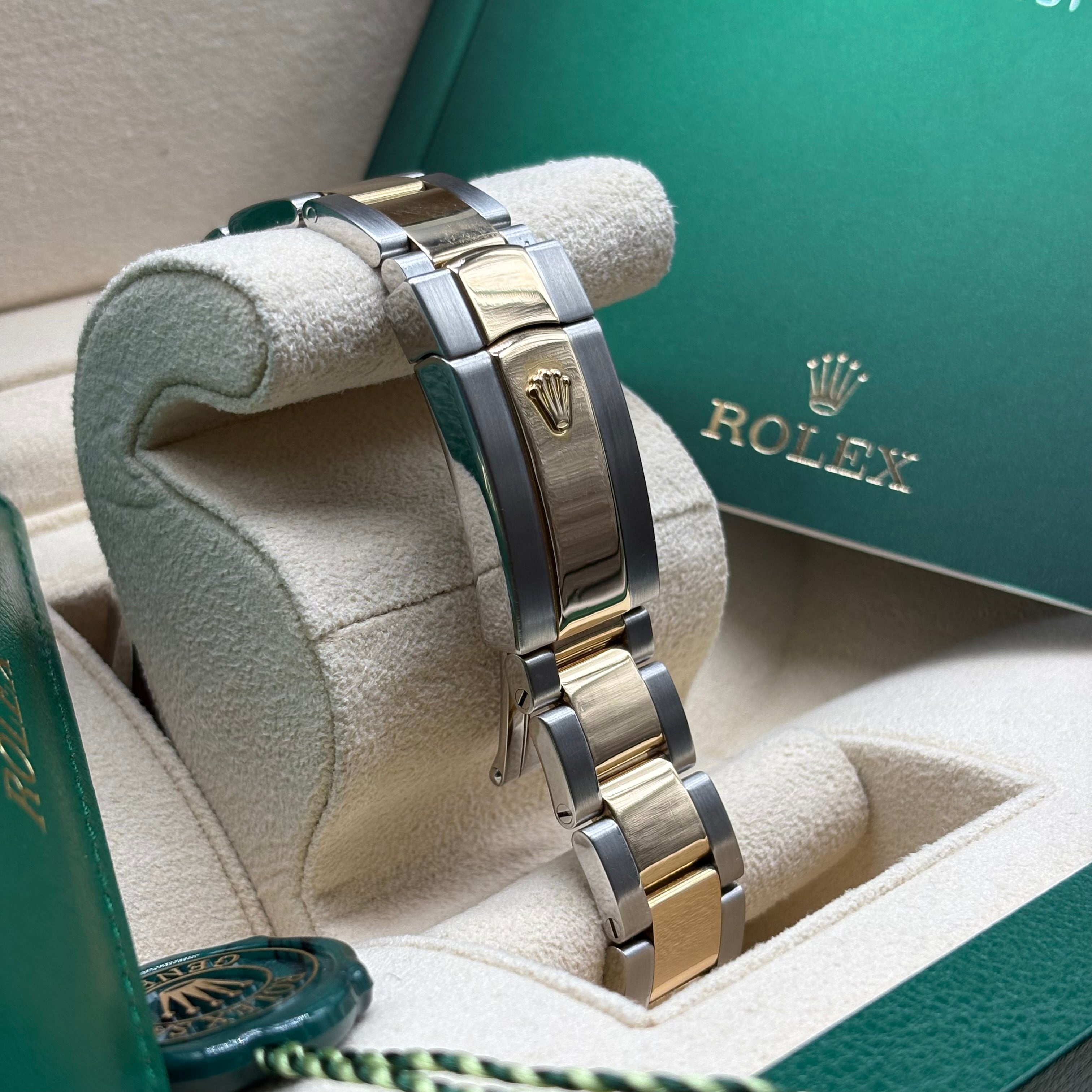 Rolex Datejust II 41mm Two Tone Black Roman Dial