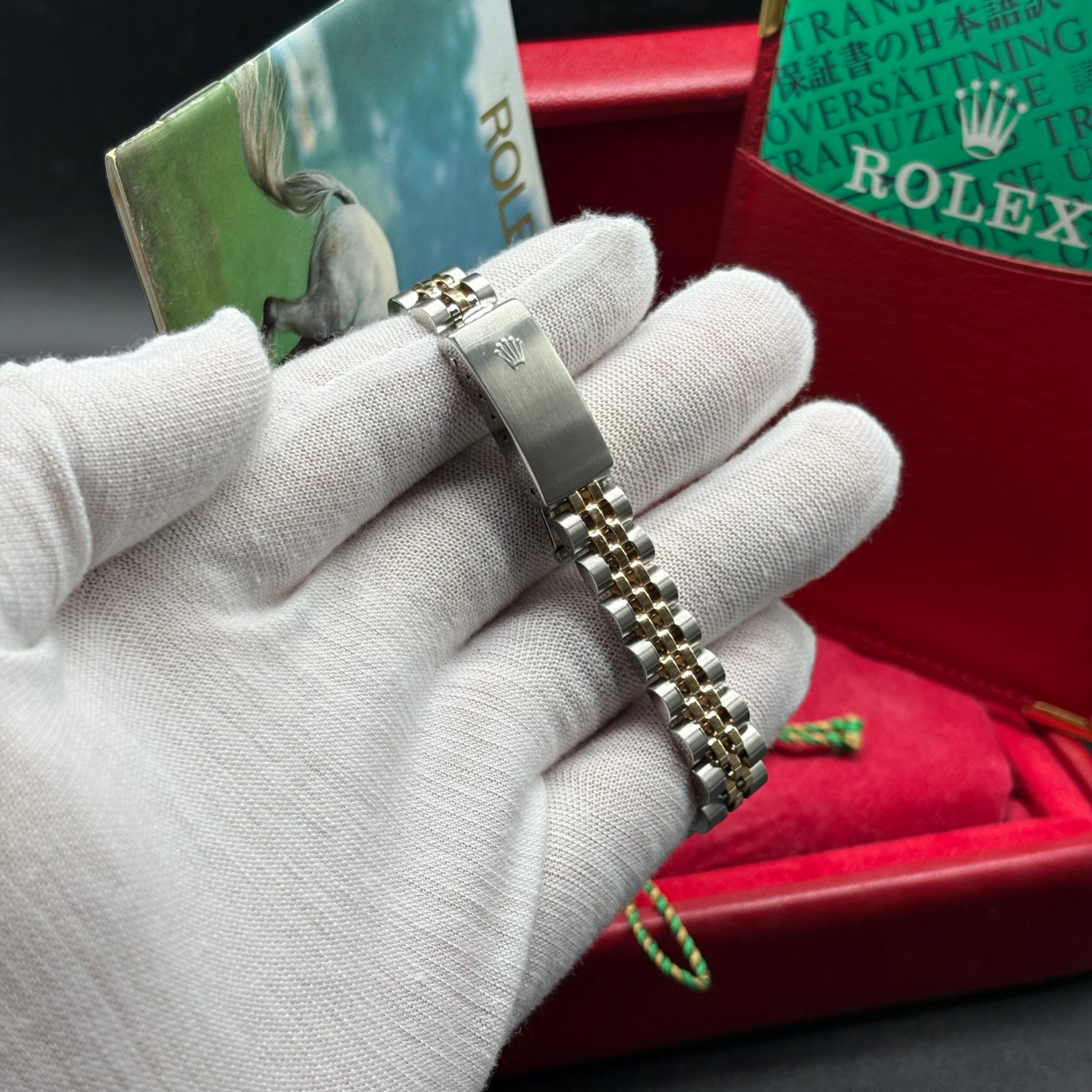 Rolex Lady-Datejust 26mm Champagne Roman Diamond Dial