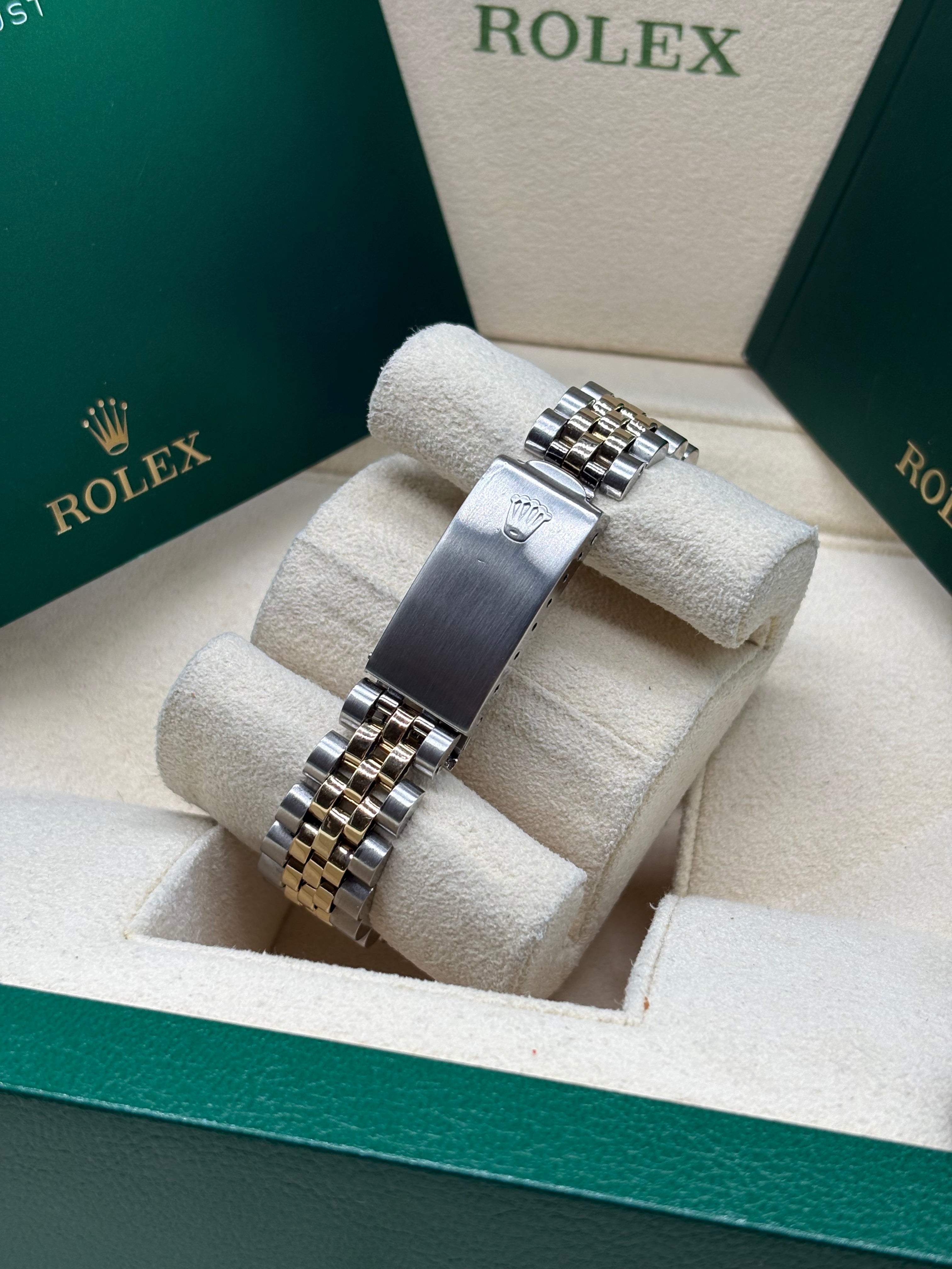 Rolex Lady-Datejust 31mm Two-Tone Stainless Steel & 18K Yellow Gold Green Diamond Dial