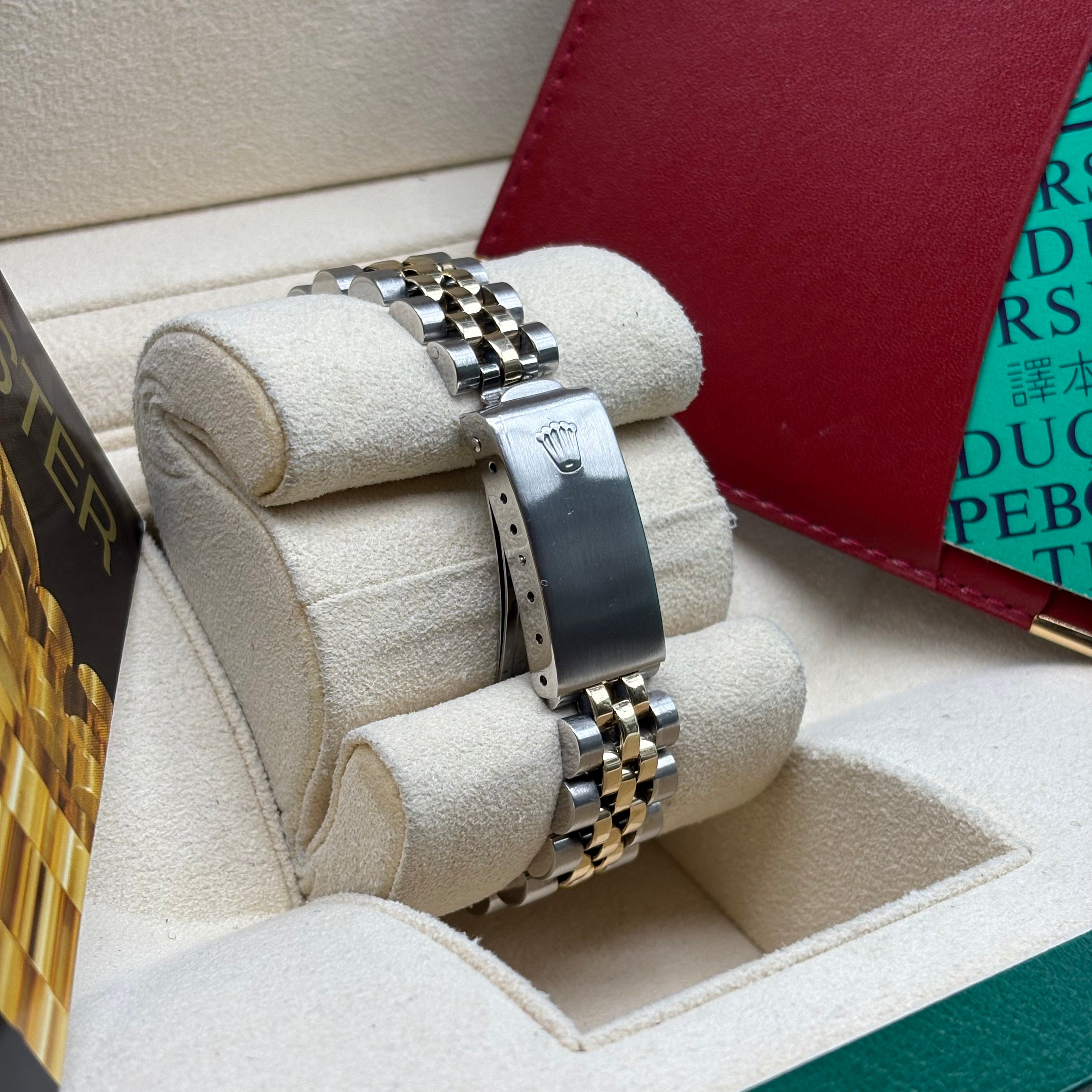 Rolex Datejust 31mm Two Tone Diamond Mother Of Pearl Dial 6827
