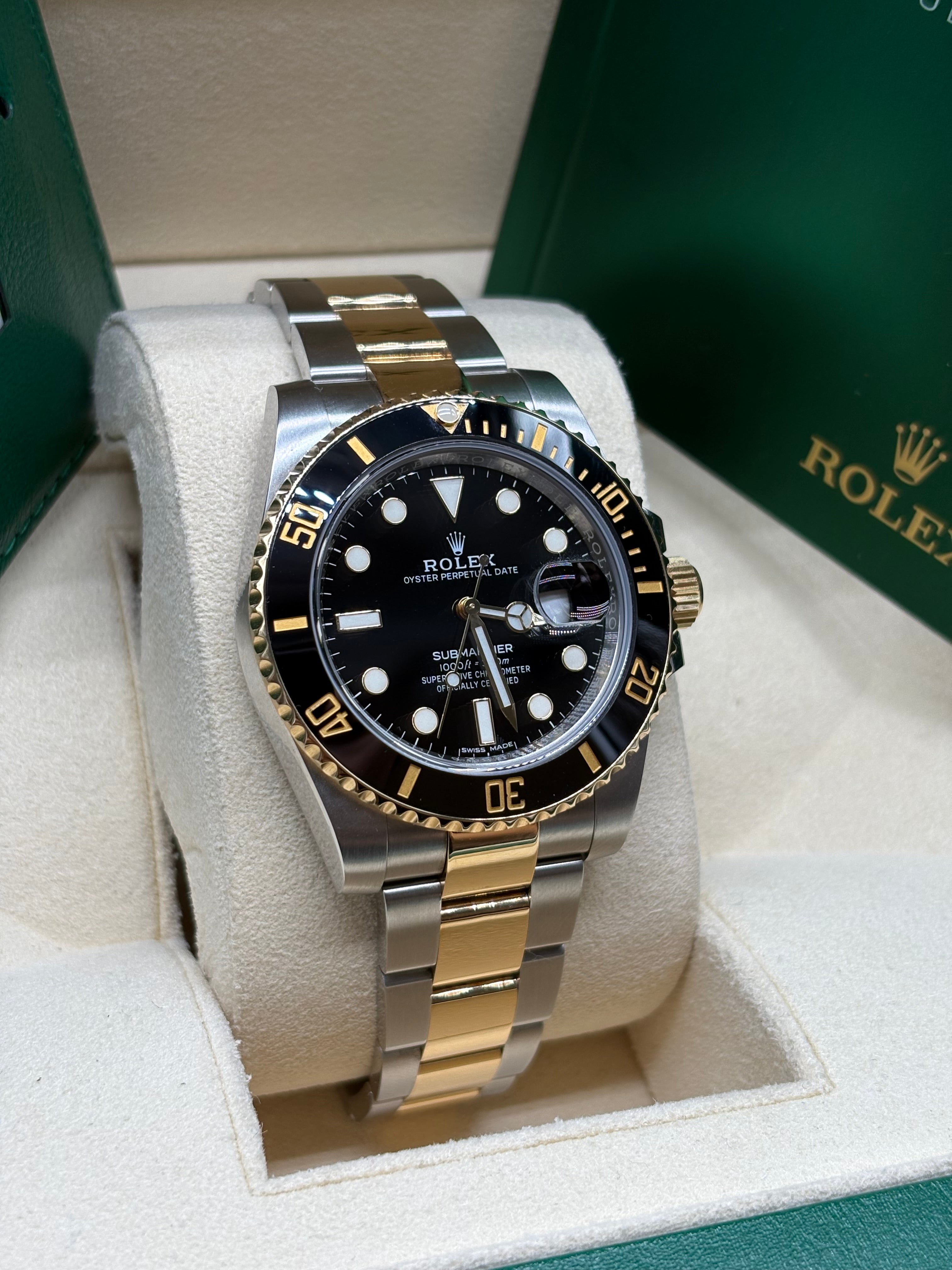 Rolex Submariner Date 40mm Two-Tone Stainless Steel & 18K Yellow Gold Black Dial
