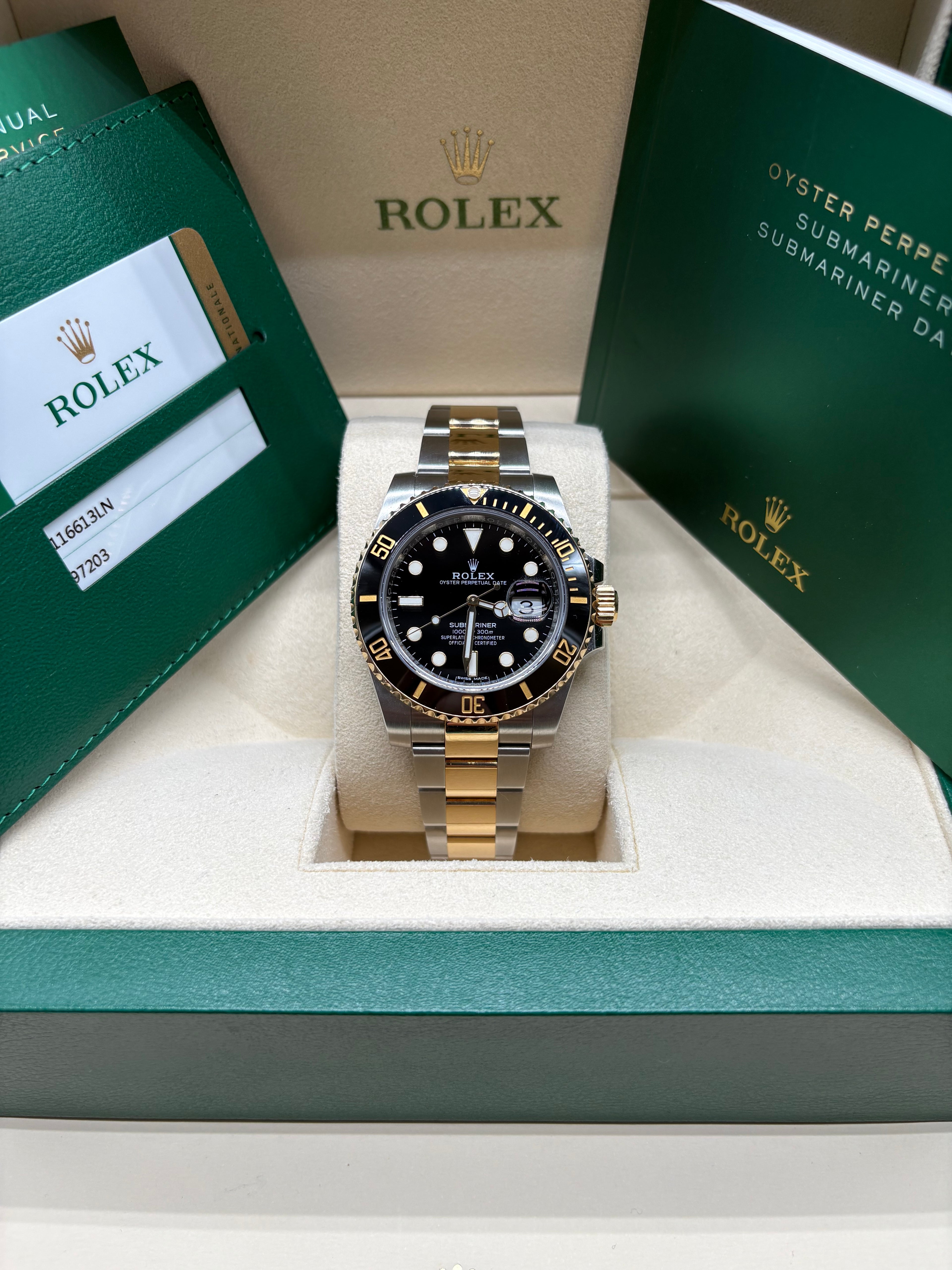 Rolex Submariner Date 40mm Two-Tone Stainless Steel & 18K Yellow Gold Black Dial