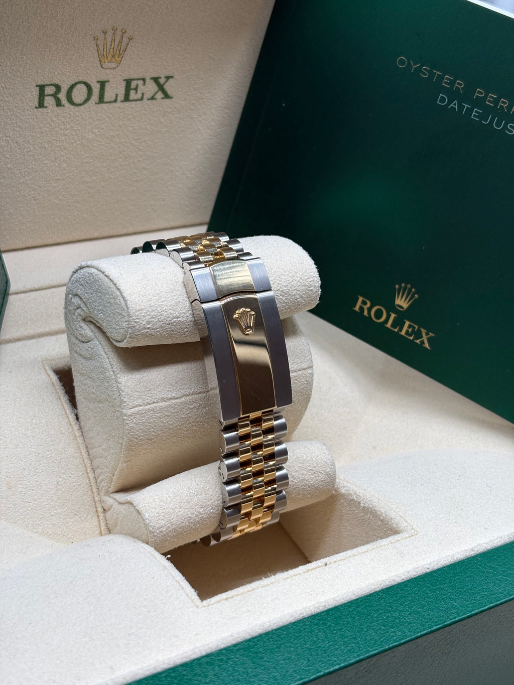 Rolex Datejust 41 Two Tone Black Diamond Dial