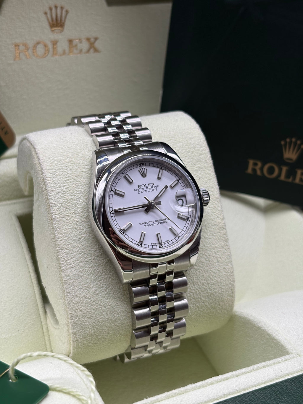Rolex Lady-Datejust 31mm Steel White Dial
