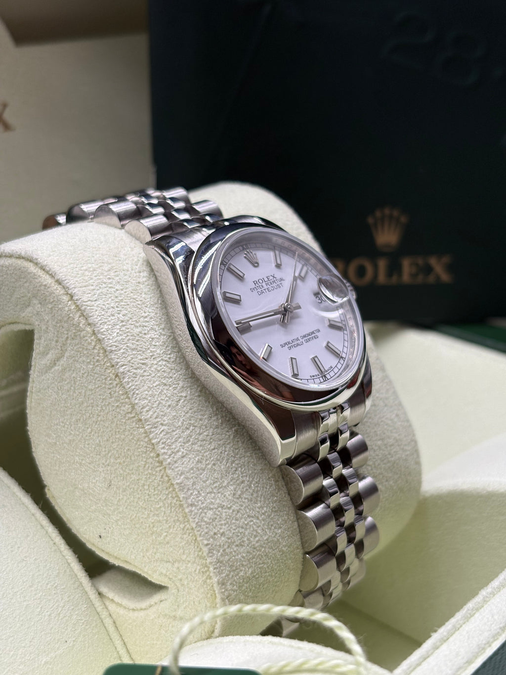 Rolex Lady-Datejust 31mm Steel White Dial