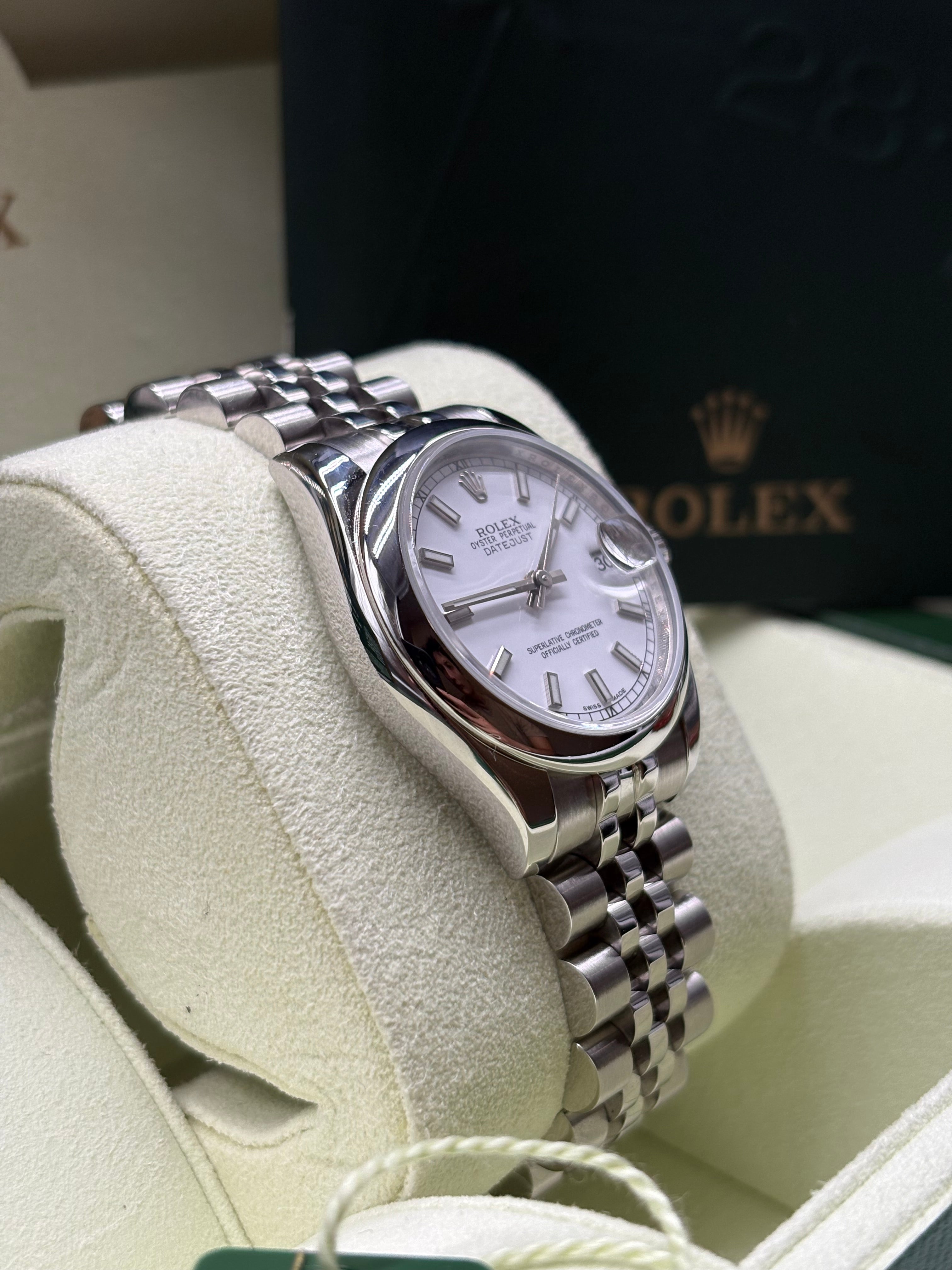Rolex Lady-Datejust 31mm Steel White Dial