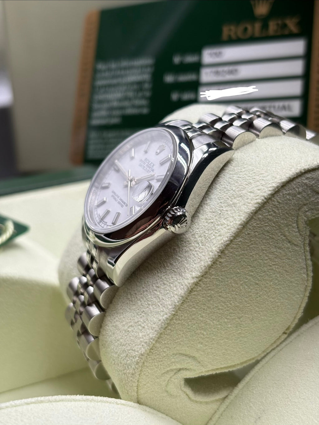 Rolex Lady-Datejust 31mm Steel White Dial