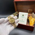 Rolex Day-Date 36mm 18K Yellow Gold Champagne Dial Complete Set