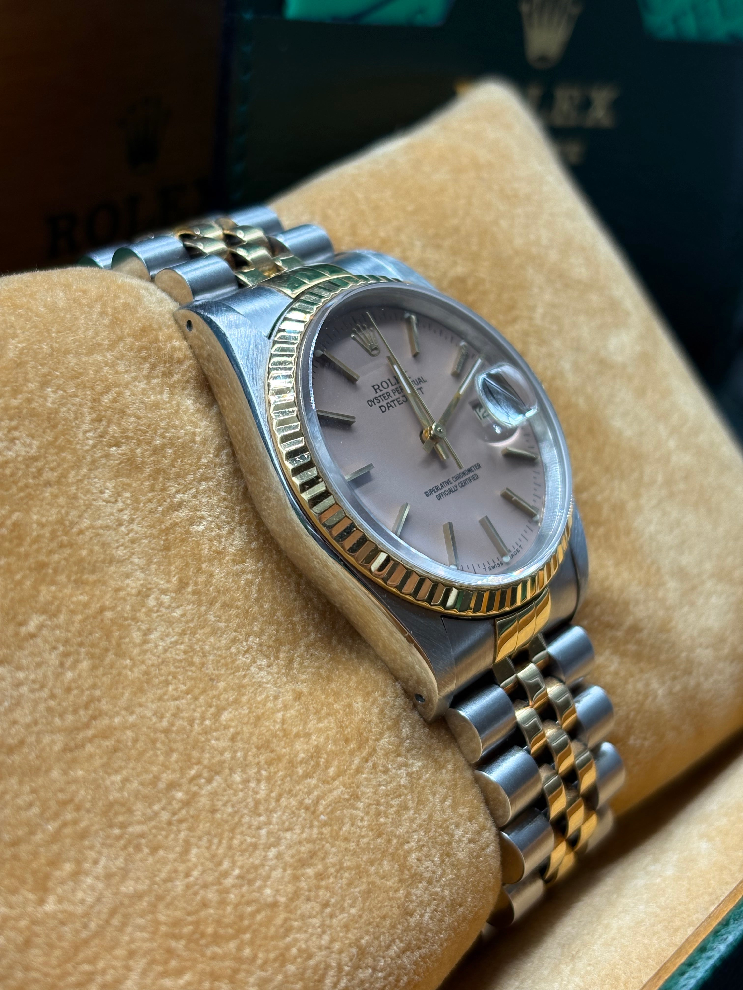 Rolex Datejust 36mm Salmon Dial (Rare specialty dial)