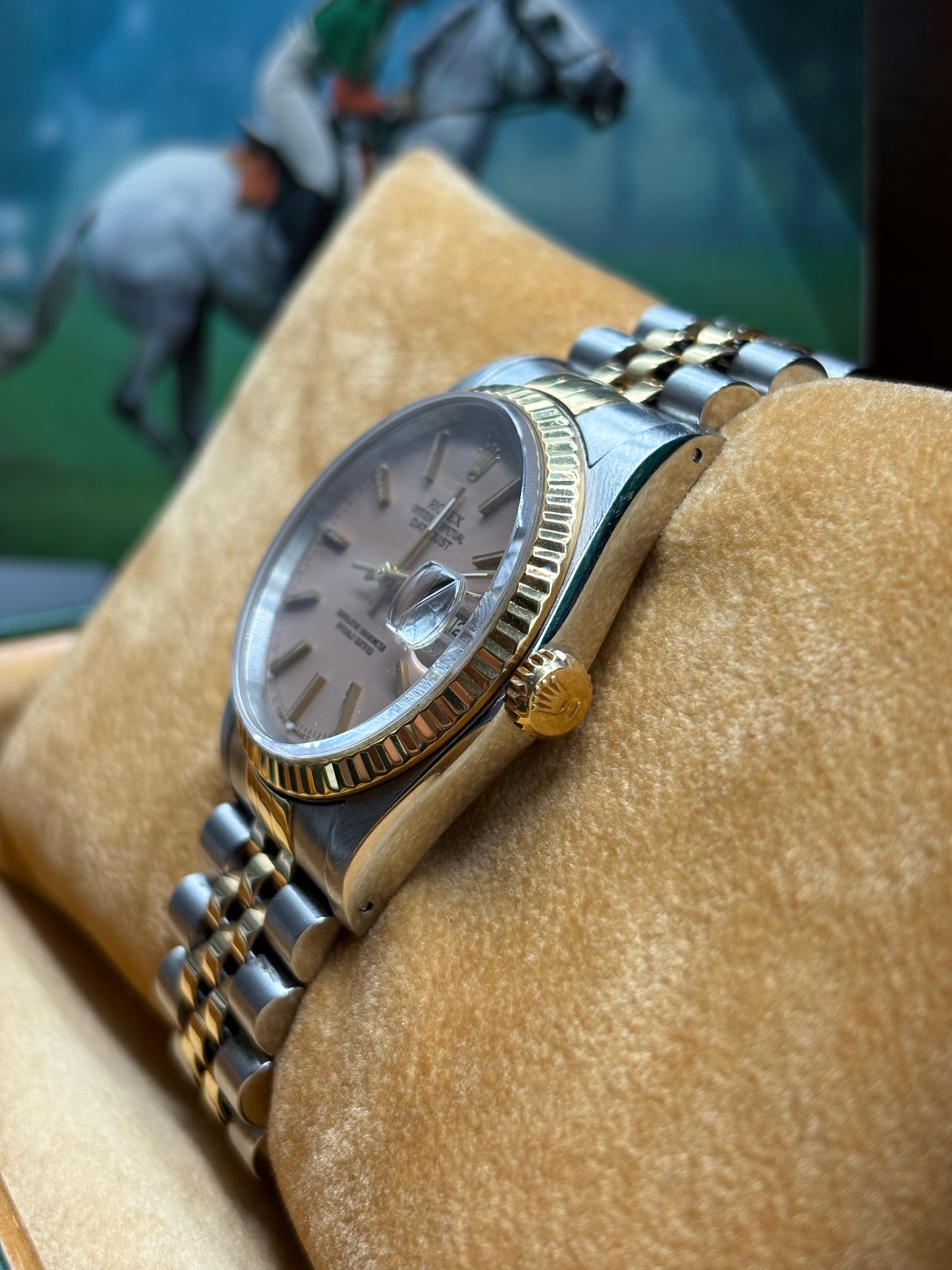 Rolex Datejust 36mm Salmon Dial (Rare specialty dial)