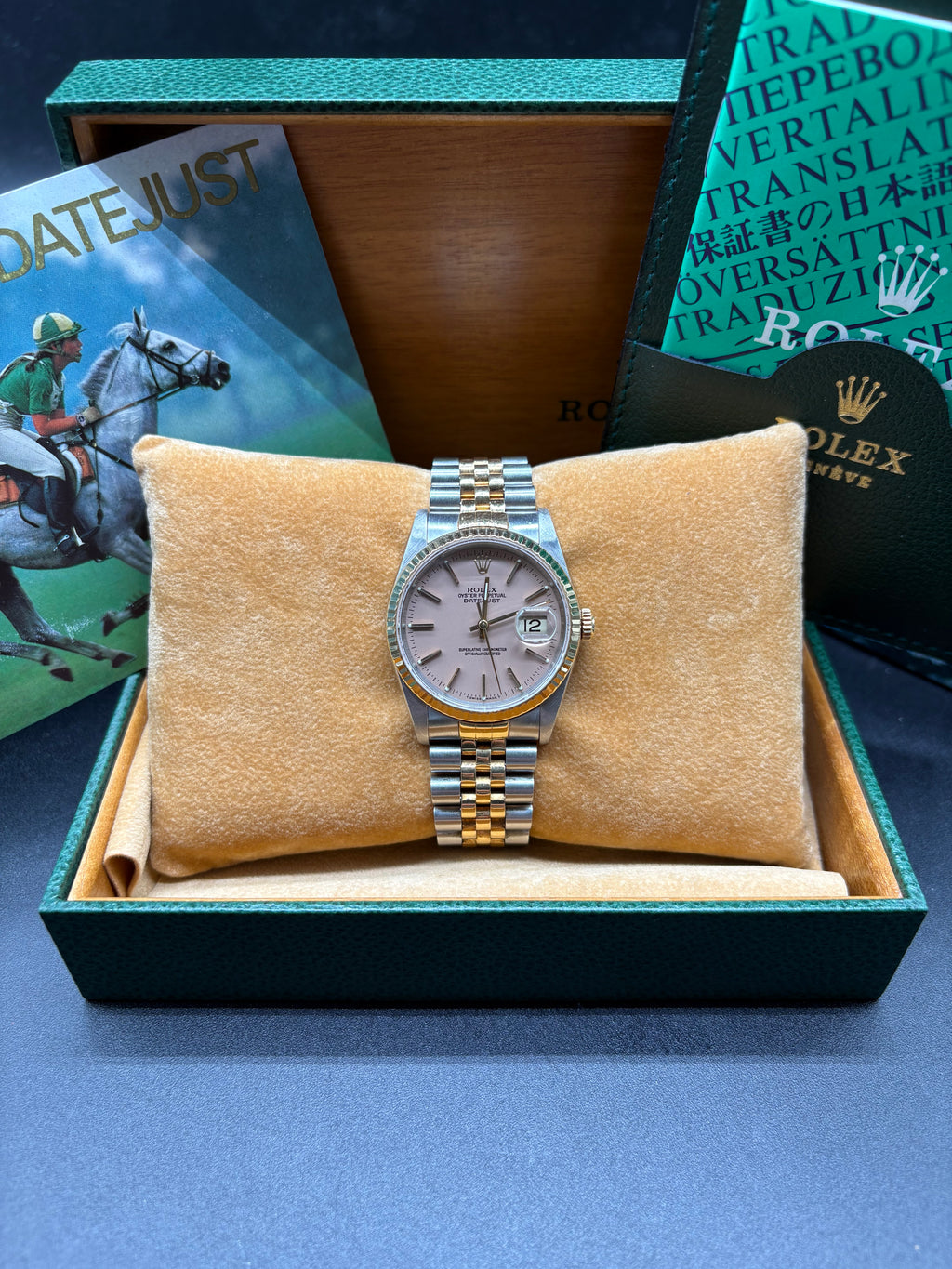 Rolex Datejust 36mm Salmon Dial (Rare specialty dial)
