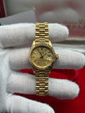 Rolex Lady Datejust 26mm Solid Gold Champagne Dial Full Set at Adonia Jewellers in Yorkville, Toronto