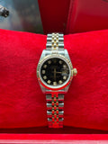 Rolex Lady Datejust 26mm Black Diamond Dial at Adonia Jewellers in Yorkville, Toronto