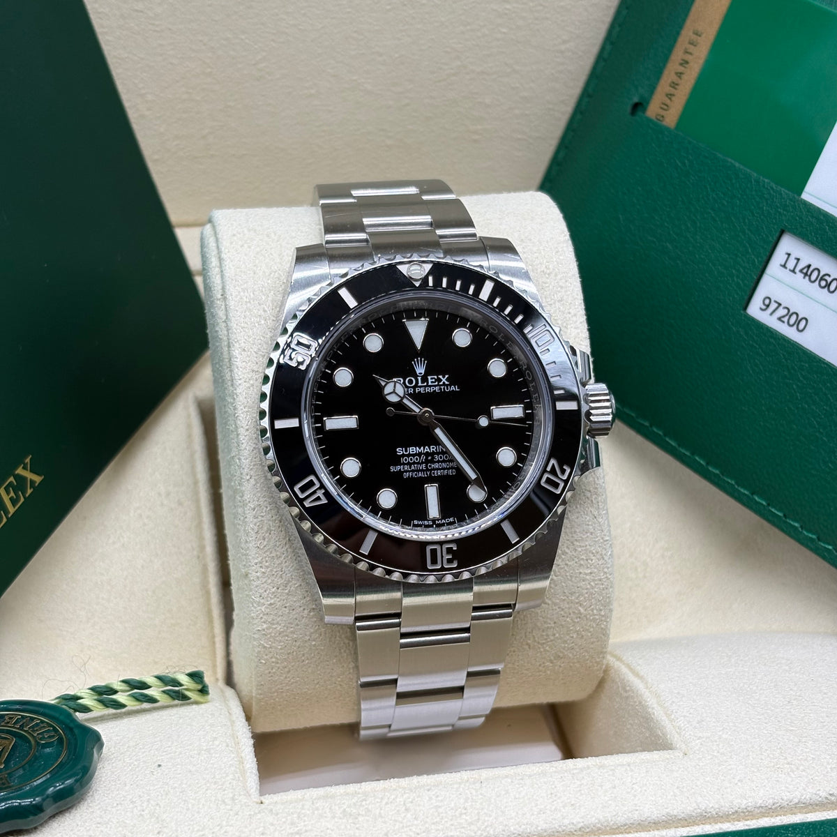 Rolex Submariner 40mm Black Dial Stainless Steel - Ref. 114060