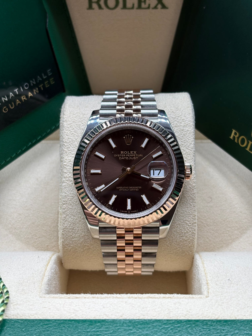 Rolex Datejust 41 Chocolate Dial 2024 Full-Set