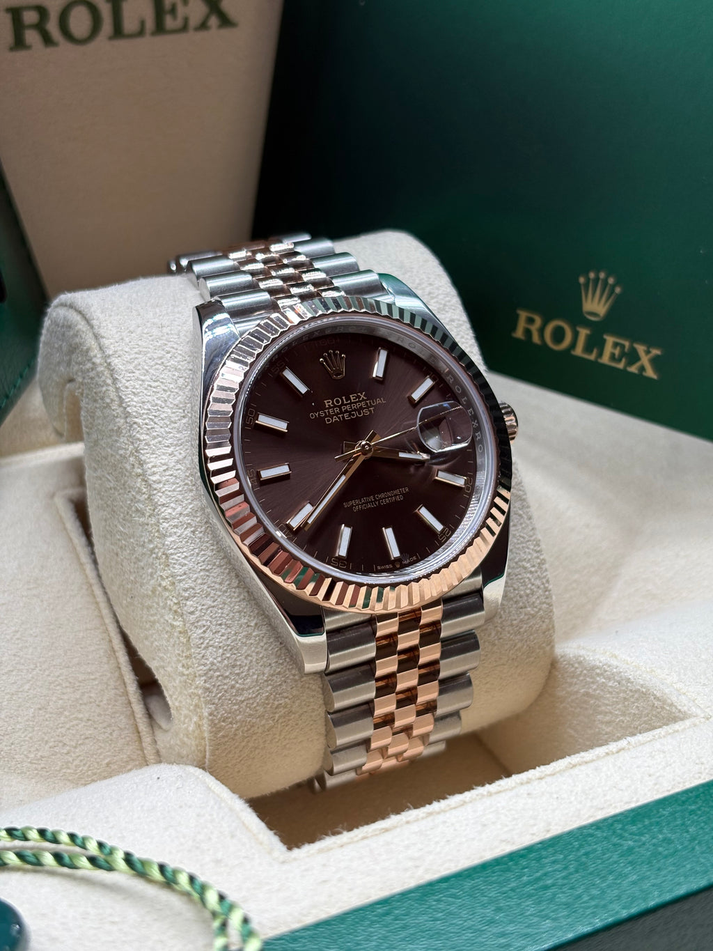 Rolex Datejust 41 Chocolate Dial 2024 Full-Set