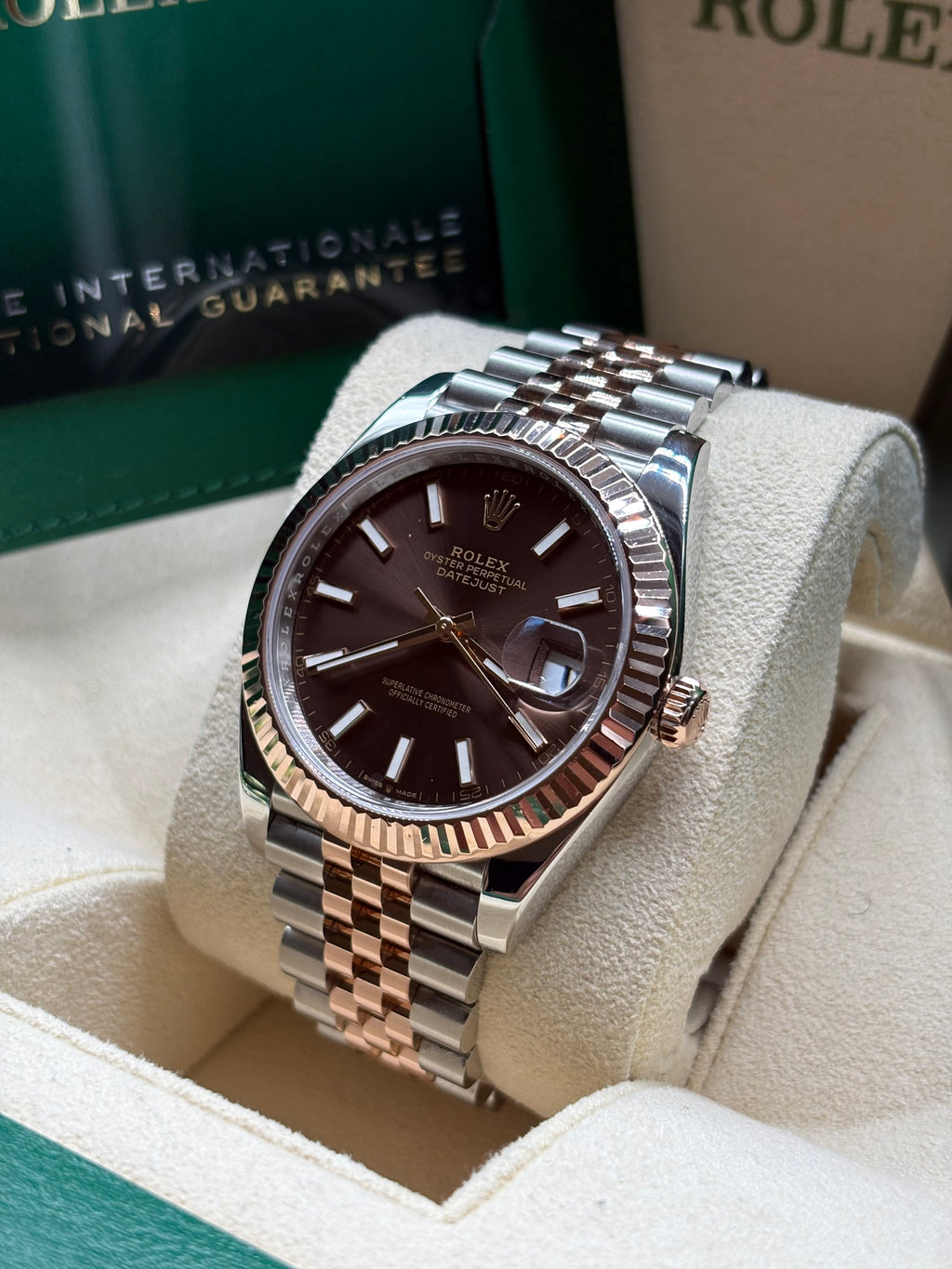 Rolex Datejust 41 Chocolate Dial 2024 Full-Set