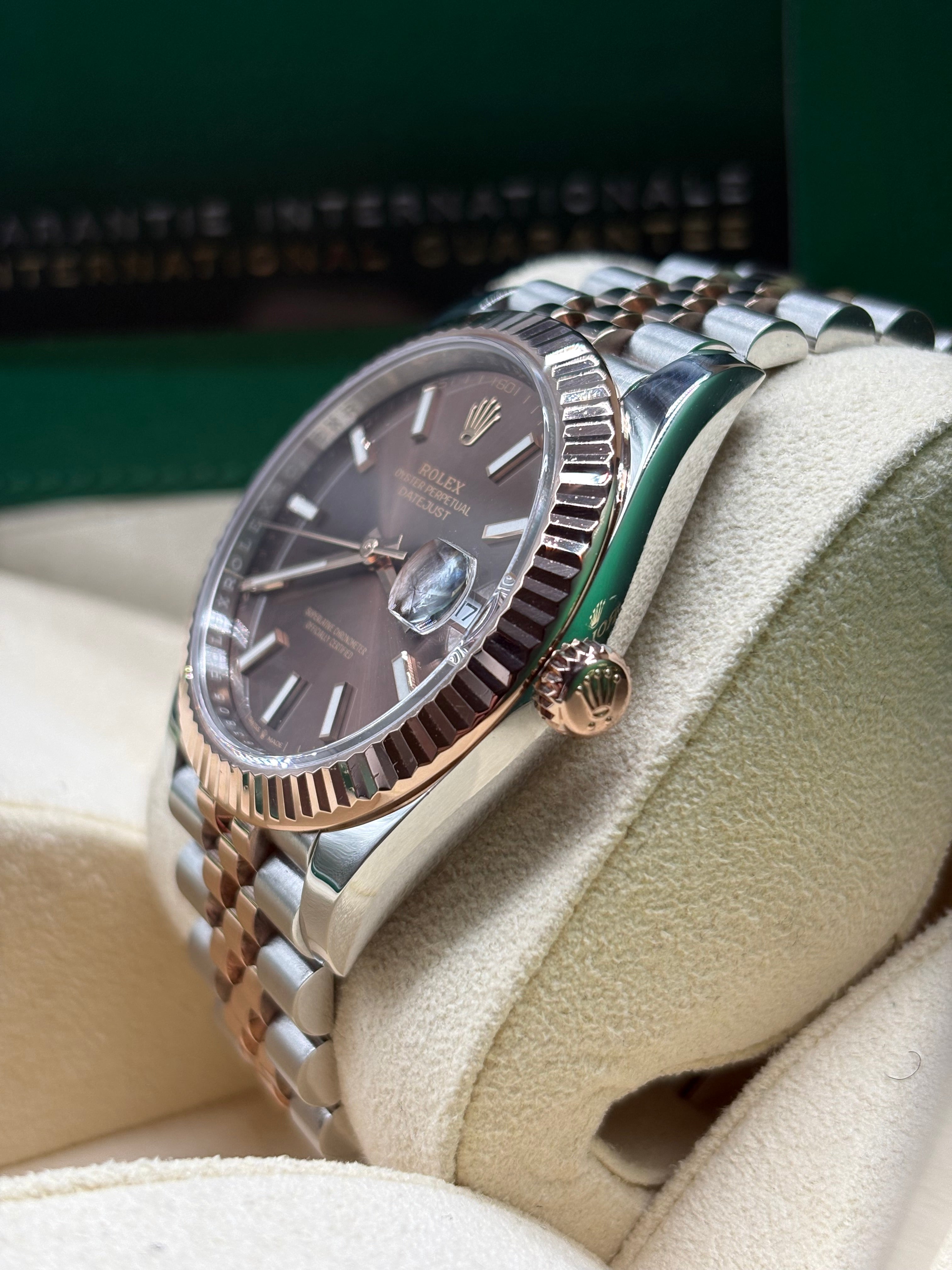 Rolex Datejust 41 Chocolate Dial 2024 Full-Set