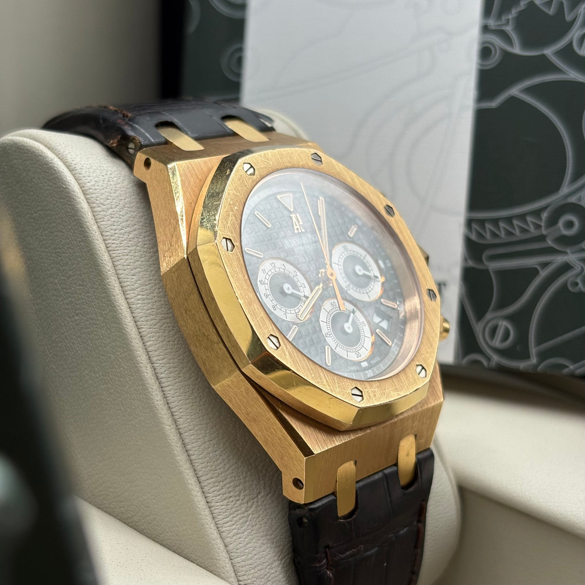 Audemars Piguet Royal Oak 39mm Chronograph 18k Rose Gold Complete Set 26022OR