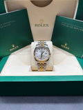 Rolex Datejust 36mm Silver Diamond Dial