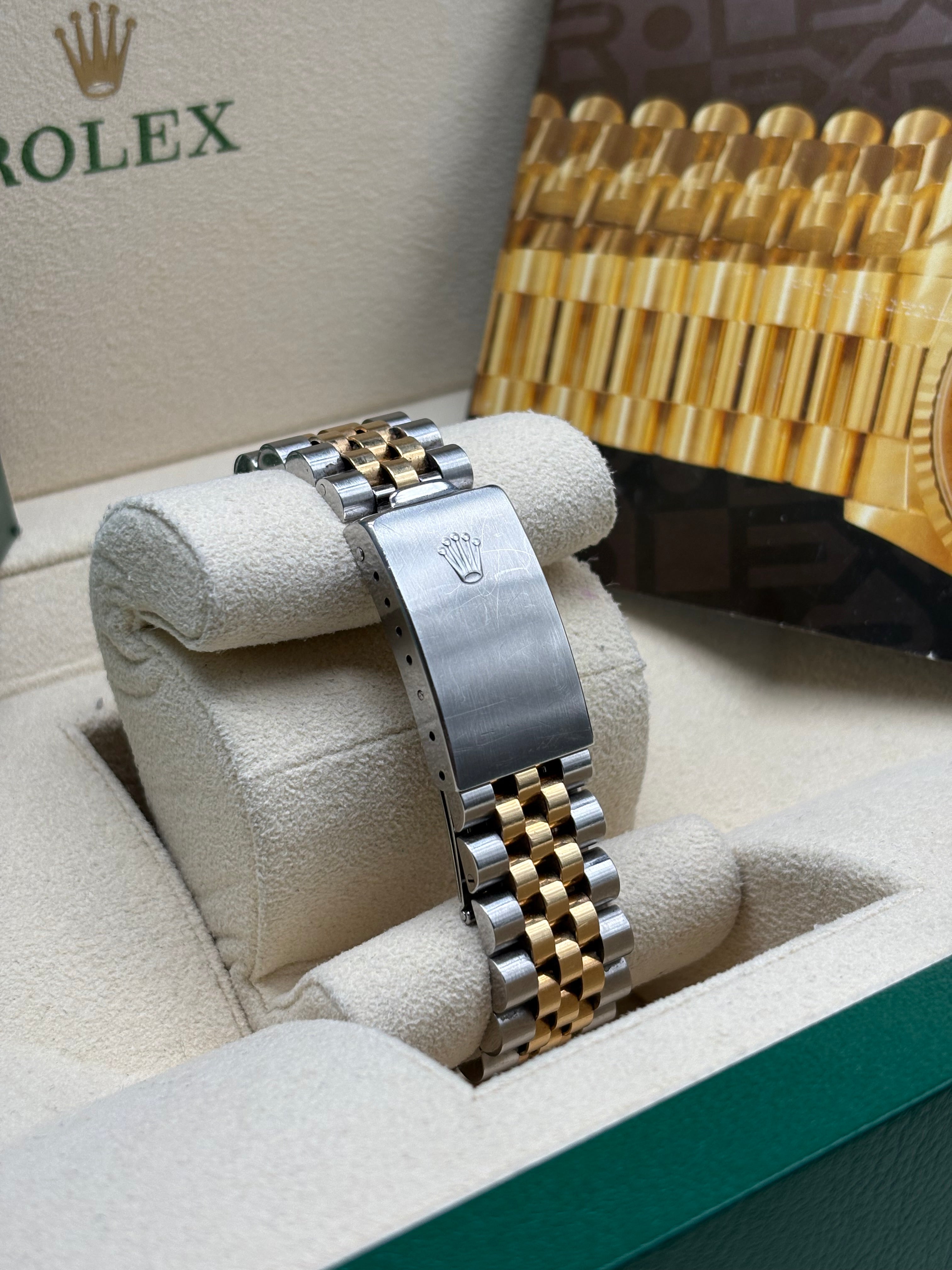 Rolex Datejust 36 Two-Tone Champagne Diamond Dial Diamond Bezel Jubilee