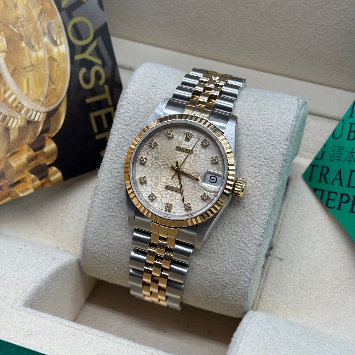 Rolex Datejust 31mm Diamond Computer Dial Two Tone 68273