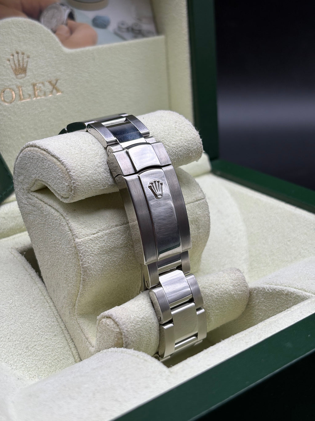 Rolex Datejust 36 Stainless Steel White Roman Dial Smooth Bezel Oyster 116200 Full Set