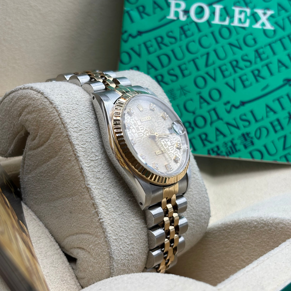 Rolex Datejust 31mm Diamond Computer Dial Two Tone 68273