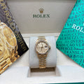 Rolex Lady-Datejust 26mm 18k Solid Gold President Factory Diamond Bezel / Dial 69268