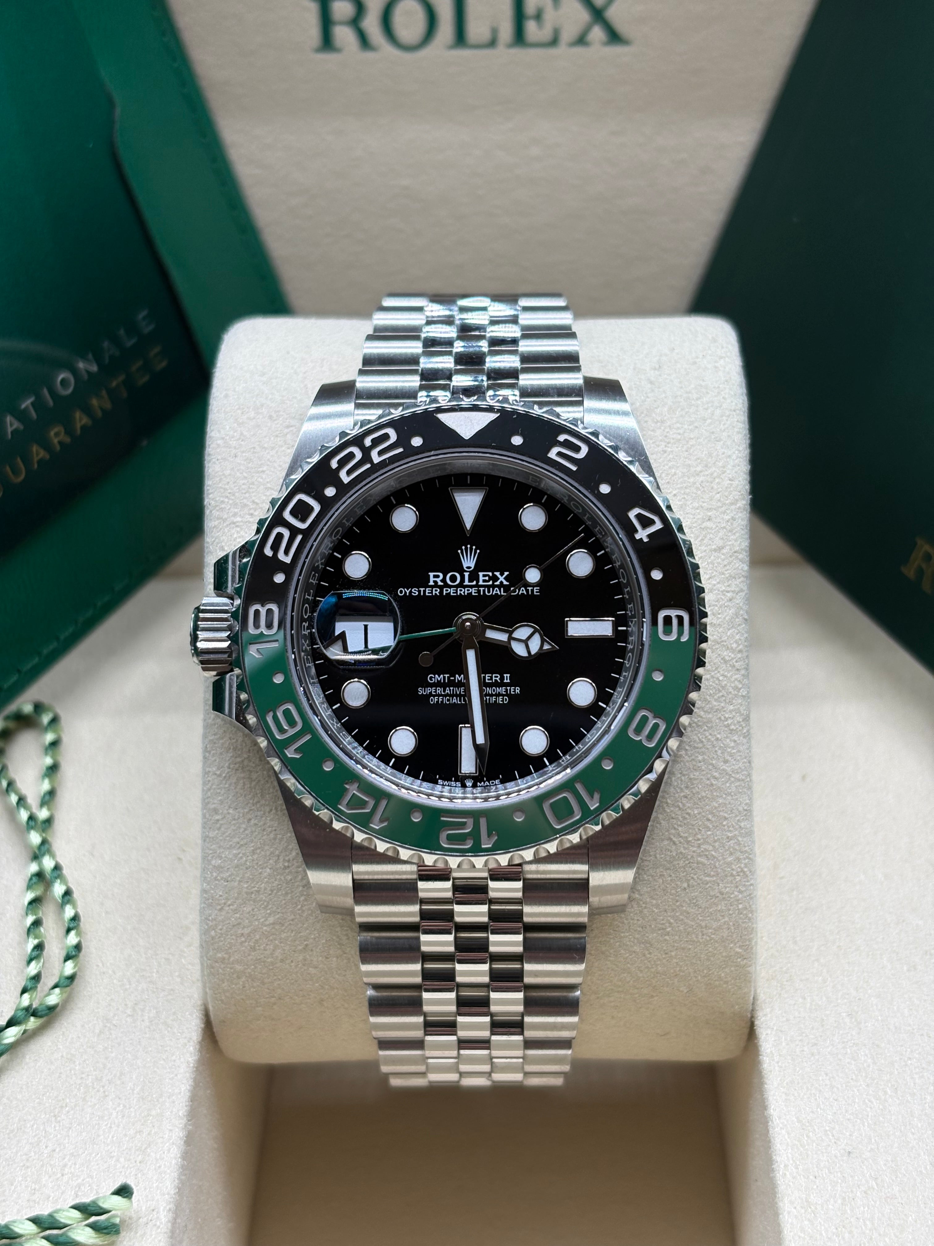 Rolex GMT-Master II "Sprite" Jubilee Bracelet Full Set