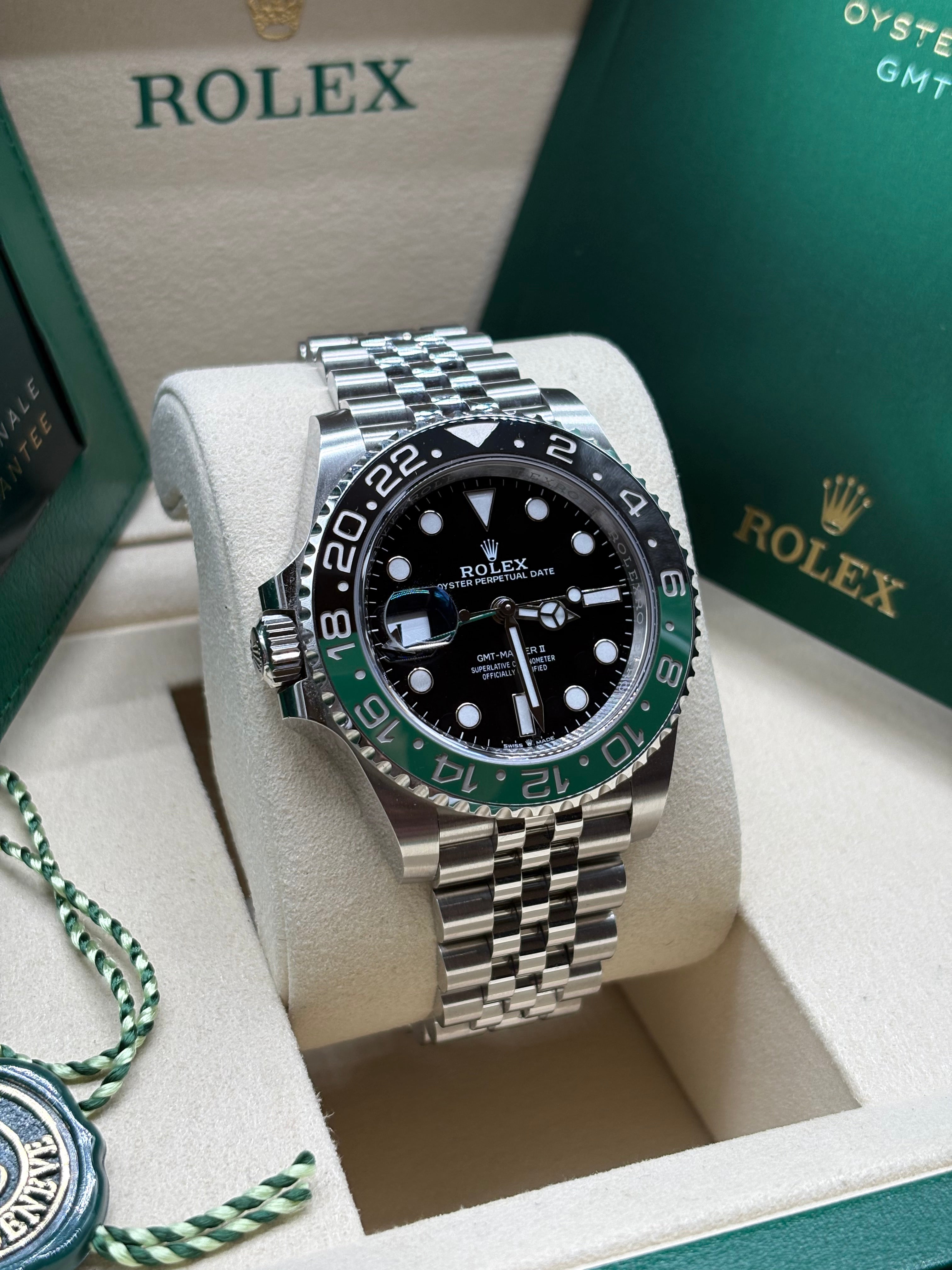 Rolex GMT-Master II "Sprite" Jubilee Bracelet Full Set