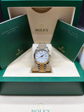 Rolex Datejust 41 White Dial Two Tone Jubilee Bracelet