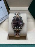 Rolex Datejust 31mm Chocolate Roman Dial Full Set