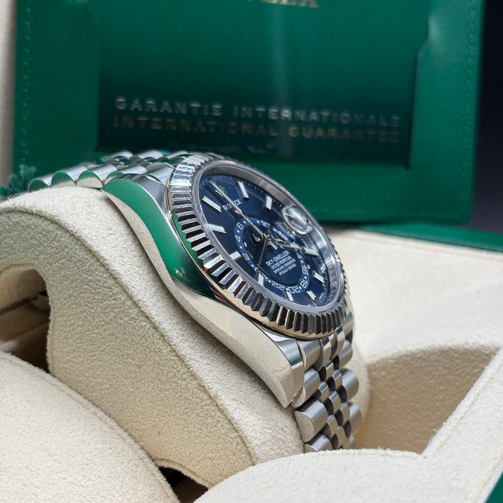 Rolex Sky-Dweller 42mm Blue Dial Steel & White Gold - Ref. 326934