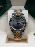 Rolex Datejust 41mm Wimbledon Two Tone Full Set