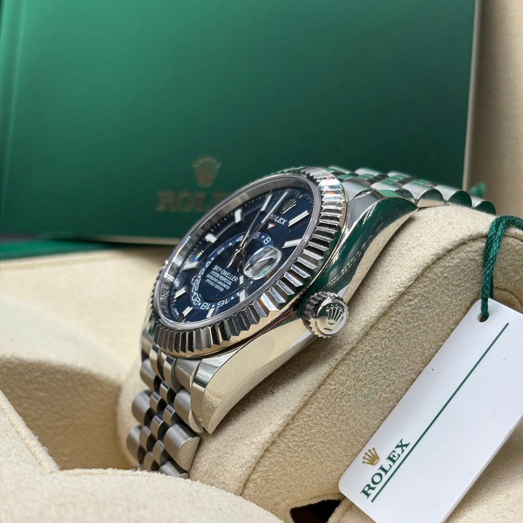 Rolex Sky-Dweller 42mm Blue Dial Steel & White Gold - Ref. 326934
