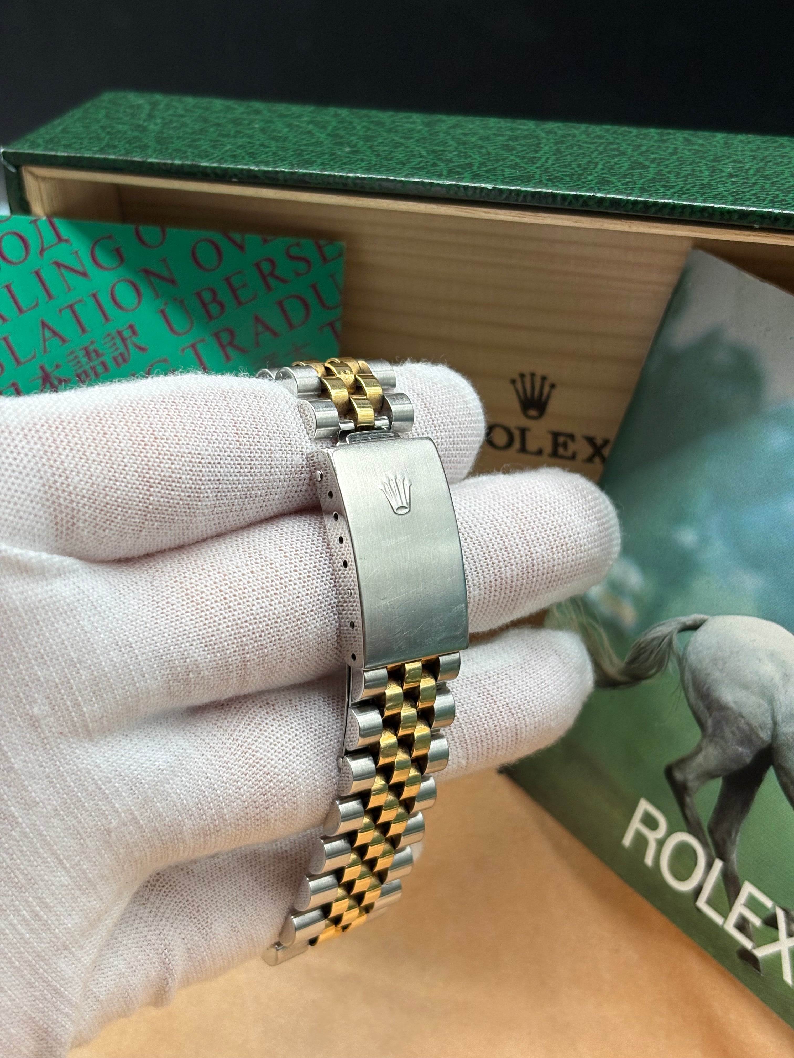 Rolex Datejust 36mm Two Tone White Roman Dial