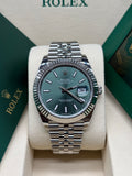 Rolex Datejust 41mm Mint Green Steel Jubilee Fluted 2026