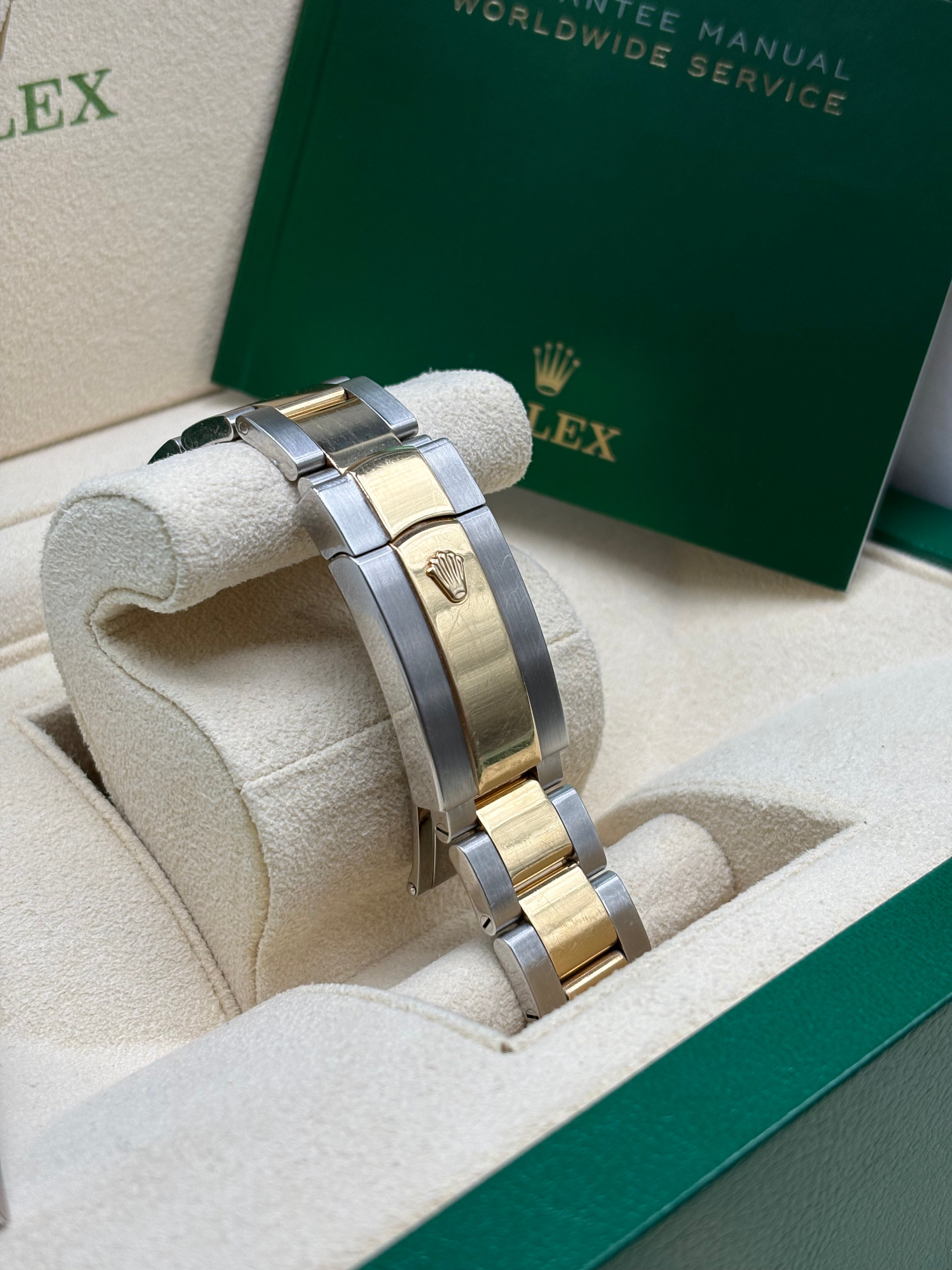 Rolex Sky-Dweller 42mm Two Tone Black Dial Oyster Bracelet