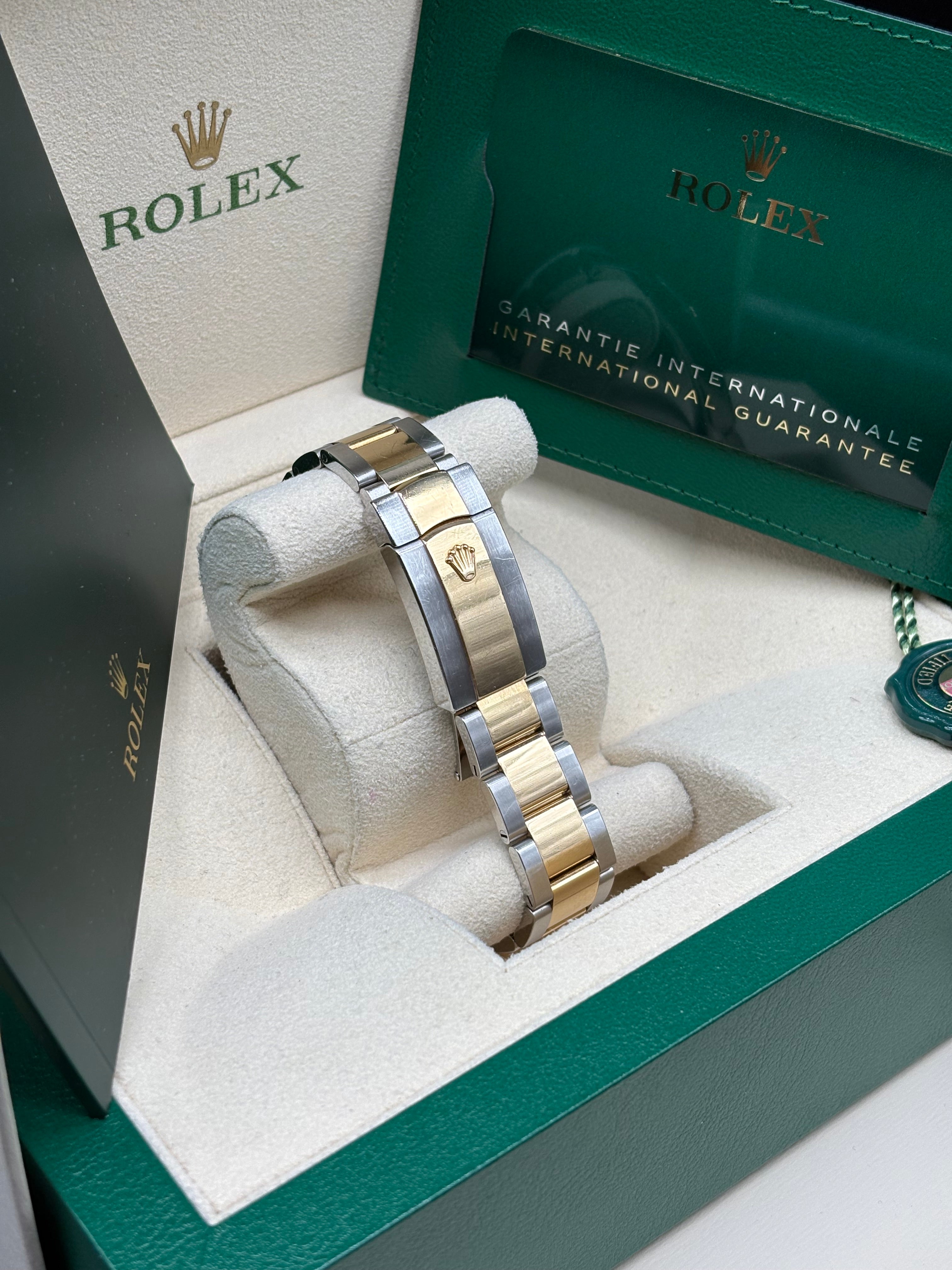 Rolex Datejust 41mm Silver Dial Two Tone Oyster Bracelet